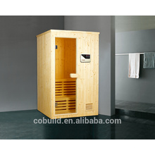 K-717 New arrival wood steam room 2 person sauna room sauna bath wooden room